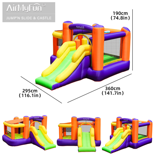 Bounce House for Kids 5-12 with Slide