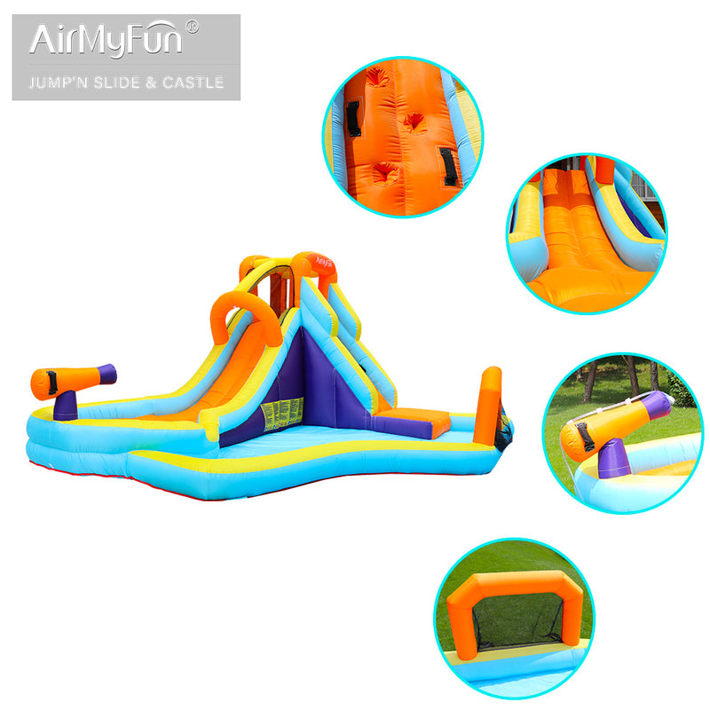 Load image into Gallery viewer, AirMyFun Climbing Slide Water Castle
