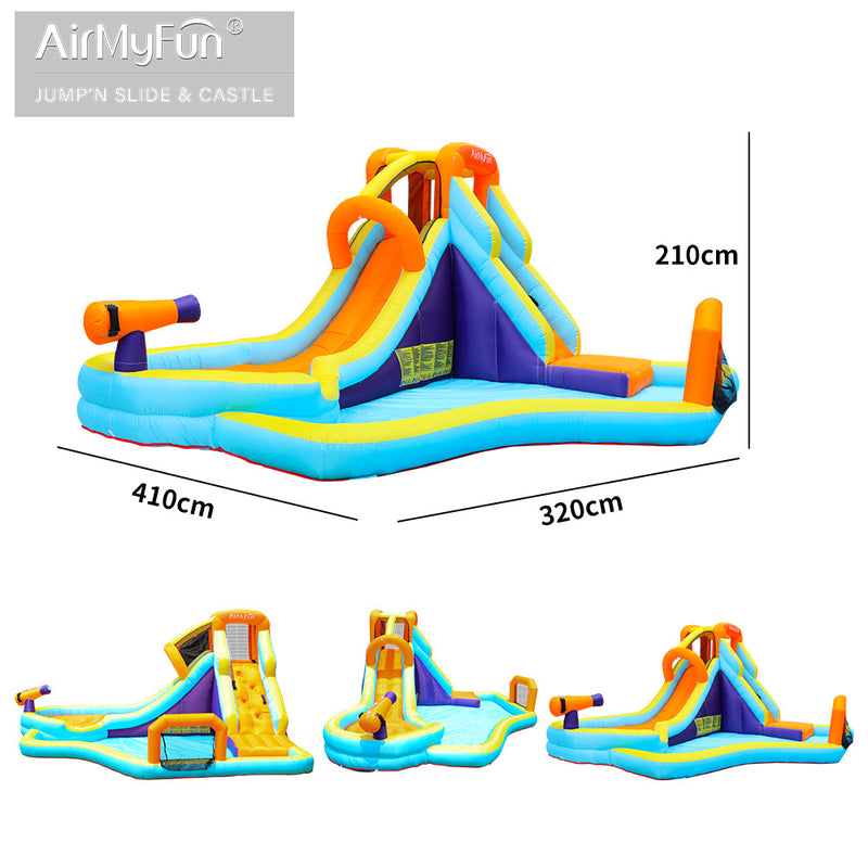 Load image into Gallery viewer, AirMyFun Climbing Slide Water Castle
